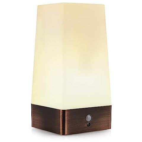 The Glowhouse PIR Motion Sensor LED Night Light Battery Powered Table Lamp (Square) Cover