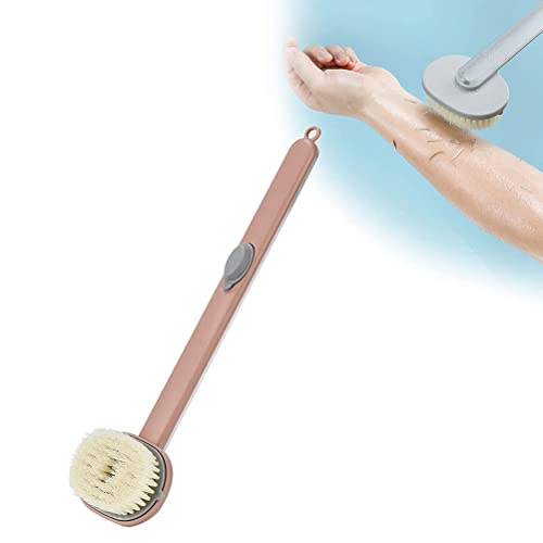 Sahgsa Long Handle Bath Brush with Soap Dispenser, Removable Shower Brush, Back Brush, Body Washer, Exfoliating - Image 2