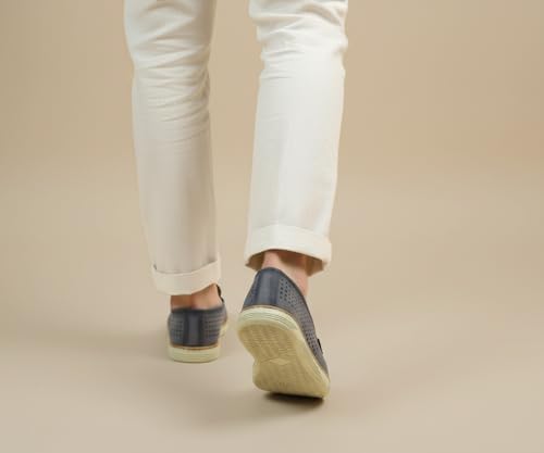 Image of Kraasa Men Denim Causal Loafers | Premium Breathable Upper | Driving Loafers | Lighweight Slip-On's | Soft Cushioned Insole | Super Flexible, Comfortable for Men