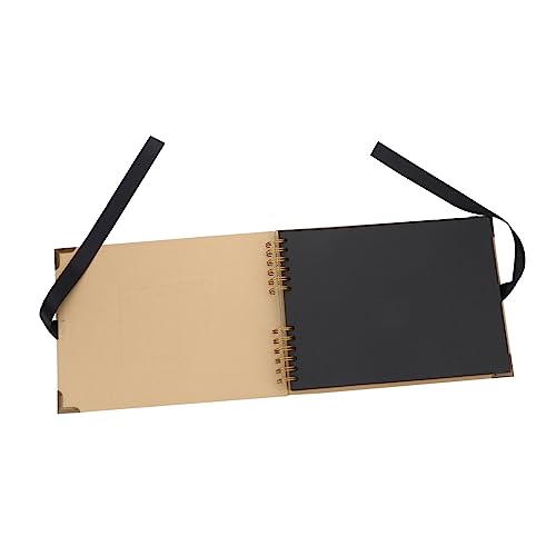 album, album di viaggio, album fotografico Album di nozze Scrapbook Album fotografici di viaggio Album magnetico Album di ritagli fai da te Album di foto con papillon a nastro ( Color : Khaki , Size :