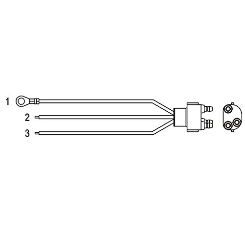 Blazer International B93874 3-Wire Pigtail para luz stop/turn/tail miniatura 2