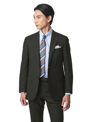 [ユナイテッドアローズ グリーンレーベル リラクシング] REDA トロピカル 無地 2B RV スーツジャケット 31211612245 6940 DK.GREEN(69) S(44)