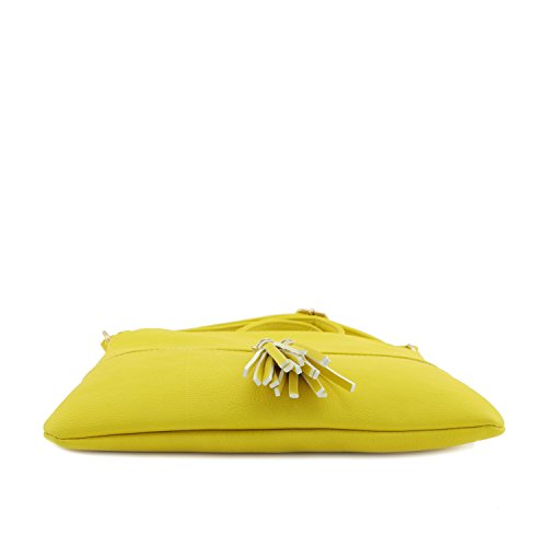 Image of DELUXITY Lightweight Medium Crossbody Bag with Tassel | Lightweight
