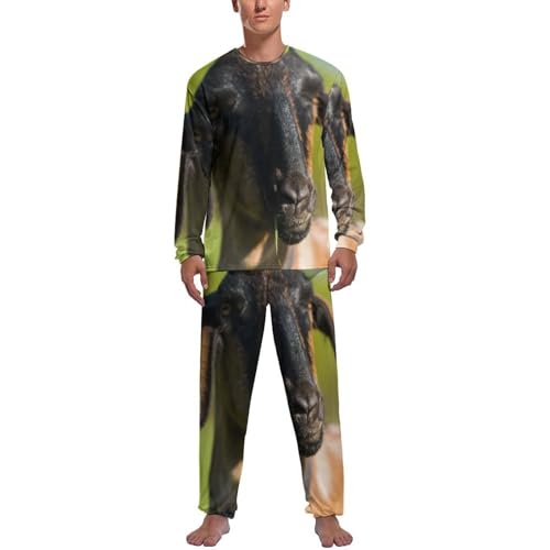 Vêtements de nuit homme mouton ensemble haut et bas finitions premium
