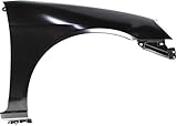 Evan Fischer Front Passenger Side Fender Compatible with 2001-2003 Honda Civic, Coupe Sedan Primed Steel HO1241153