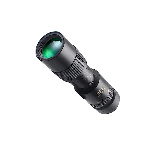Mini Telescopio Monoculare Portatile Per Escursioni e Campeggio Ottica Multi-coated Per Visione Chiara Condizioni Di Luce Ridotta Senza Treppiede nero
