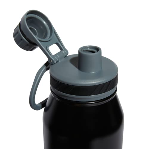 Image of adidas Metal Water Bottle 1L | Double-Wall Insulated, Leak-Resistant Lid, Stays Cold 24 Hours, Stays Hot 12 Hours, Swap-Friendly Lid, Workouts & Daily Use