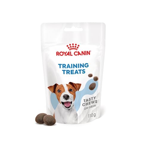 Royal Canin Training Treats | 110 g | Snack per cani di tutte le taglie e razze | In comodo sacchetto richiudibile | A partire dal 6° mese di vita | Con pollo