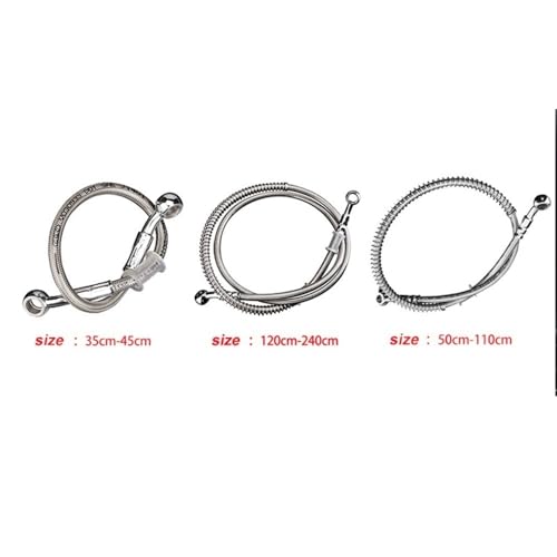 Cable trenzado de acero de 50cm para renovar el sistema de freno de moto 2