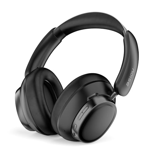 Image of Noise Airwave Max 6 Wireless Bluetooth Headphones (2026 Launch), Hi-Res LDAC Audio, Adaptive ANC 45dB, 120H Battery, Low Latency 80ms, Deep Bass, Over-Ear Noise Cancelling Headphones (Carbon Black)
