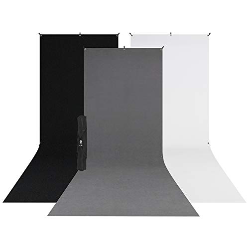 Amazon | Westcott X-Drop 3パック スイープ背景キット (5フィート x