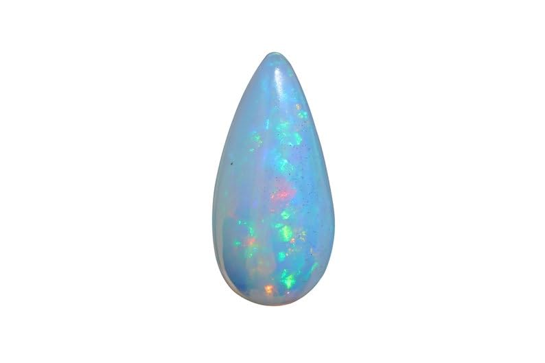 Cabochon d'opale éthiopienne naturelle 16mm opale multi feu pour bijoux DIY