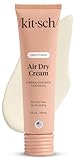 Kitsch Smoothing Air Dry Cream for Hair – Frizz Control Hair Care Product with Castor Oil & Coconut Oil – Weightless Styling Cream - Enhances Natural Texture Appearance | Ideal Gifts for Women – 5 oz