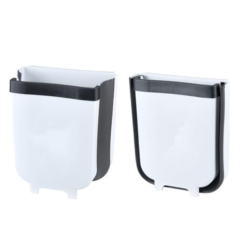 Caneca plegable para puerta de gabinete blanca rectangular miniatura 7