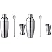 POPETPOP 2 Pezzi 3 Pezzi Cocktail Cocktail Shaker Set da Cocktail Set Mixer Martini Shaker Bevanda Shaker Cocktail Maker Bar Shaker Martini Shaker Set Cocktail Accessori da Cocktail Kit