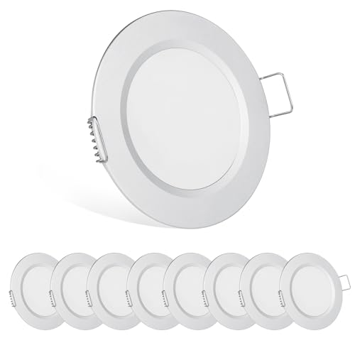 acegoo 4 focos LED empotrables de 12 V, iluminación para caravanas, barcos,...