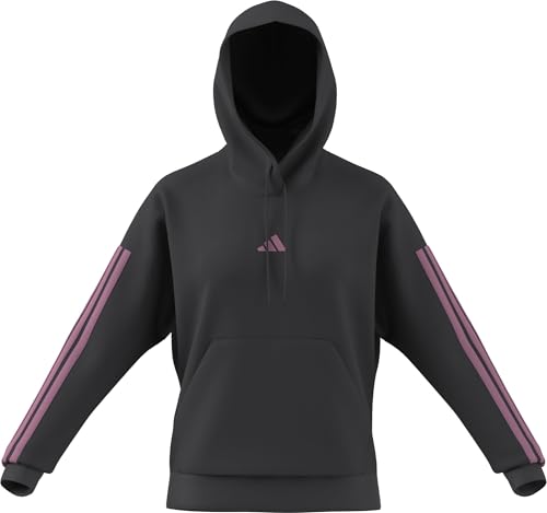 adidas Women's Essentials 3-stripes Fleece Full-zip Hoodie Sweatshirt