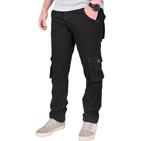 True Face Men's Regular Fit Cargo Jeans Cover