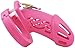 ZIAMOO Accesorio de masaje de silicona rosa para hombres, cómodo y respetuoso con la piel Incluye 5 tamaños de anillos (35mm/40mm/45mm/50mm/55mm) (L)