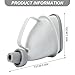 CurcKua Portable Urinal for Men, Safe Emergency Women/Men Urine Bottle, Spill Proof Reusable Pee Urine Bottle for Camping Travel Traffic Travel Urinals for Urinal Bottles for