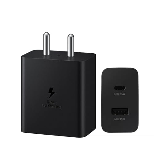 Image of Butee 35W Dual Port Super Fast Charger Adapter Compatible with Galaxy Fold6 Fold5 Fold4 Flip6 Flip5 S25 Ultra Note20 iPhone16 Pro Max,Galaxy S /A /M /F /Z /Note Series