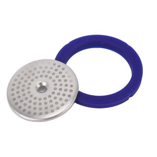 Tnfeeon Anillo, 2.8x2.15in 2.24in Filtro de Acero Inoxidable Mampara de Ducha Anillo de de Silicona Extracción Constante para Máquina de café Mampara de Ducha con