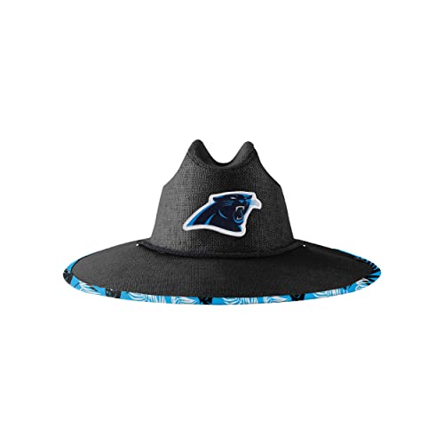 Image of FOCO Carolina Panthers NFL Team Color Straw Hat