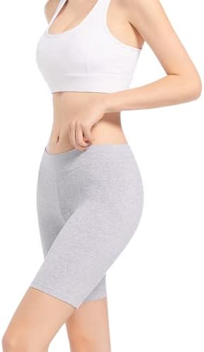 Migbean Womens Cotton Boxer Shorts Underwear Anti Chafing Boy Shorts Panties Regular & Plus Size