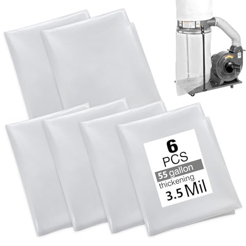 55 Gallon Dust Collector Bags (6-Pack)
