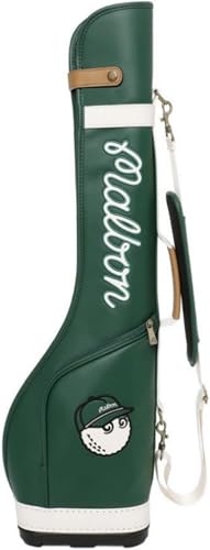 Malbon 新品 マルボンゴルフ キャディバッグ 防水キャンバス スタンド型 Malbon 新品 マルボンゴルフ キャディバッグ 防水キャンバス