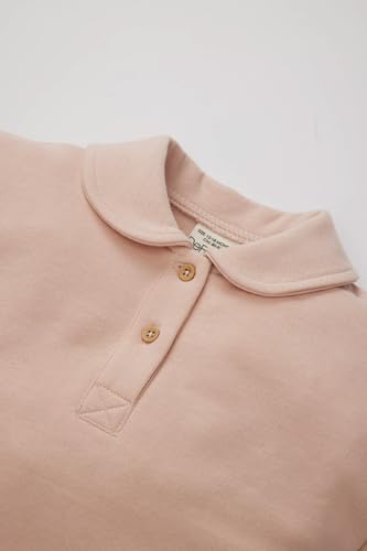 DeFacto Baby Mädchen Pullover, süßer Baby Pullover mit Langen Ärmeln - kuscheliges Baby Sweatshirt niedliches Baby Shirt Langarm für Mädchen, hochwertiger Kinderpullover,Rose,18-24 Monate