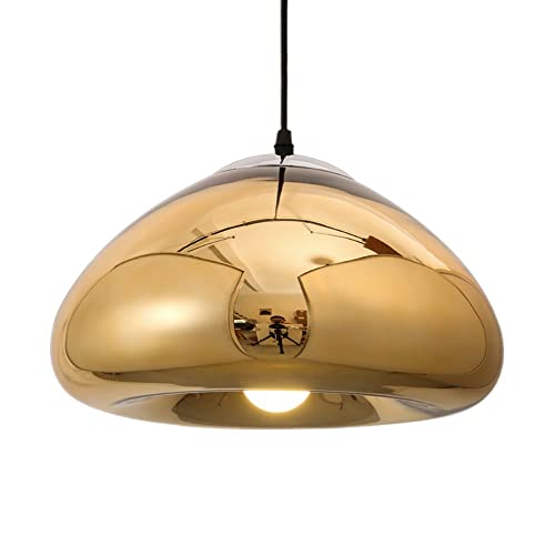Lámpara colgante con forma de linterna creativa de cristal moderna 2