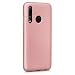Produktbild kwmobile Case kompatibel mit Huawei P Smart+ (2019) - Hülle Silikon metallisch schimmernd - Handyhülle Metallic Rosegold