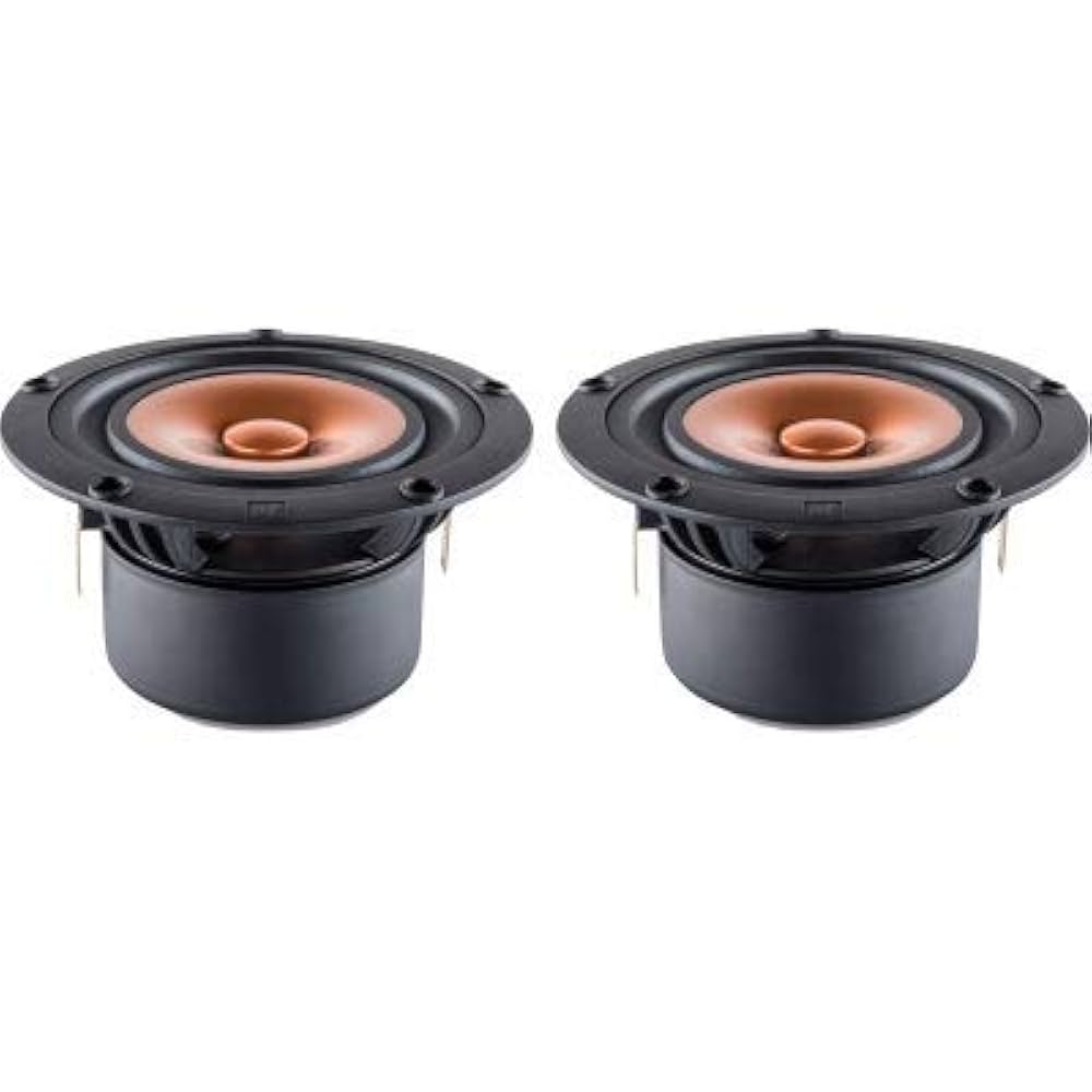 Amazon.co.jp: Mark Audio 10cmフルレンジ Alpair7MS-Gold(ペア