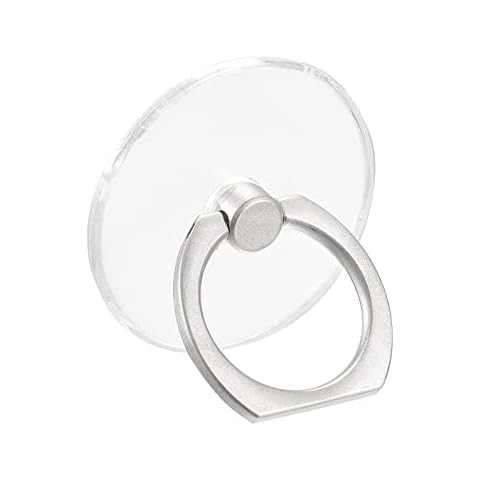 sourcing map Transparent Phone Ring Holder Cover