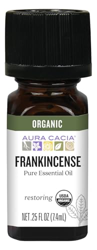 Aceite Esencial Orgánico de Incienso Aura Cacia 7.38 ml miniatura 1
