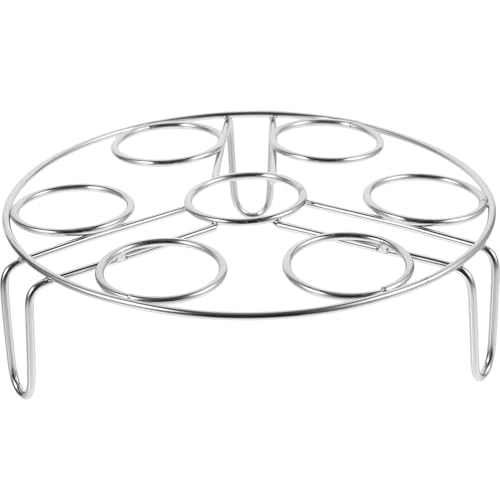 Genérico Rejilla para Cocer Huevos de Acero Inoxidable 304 Soporte Redondo Multifuncional para Cocinar al Vapor Alta Resistencia y Reutilizable Adecuado para Cocina y Vaporera