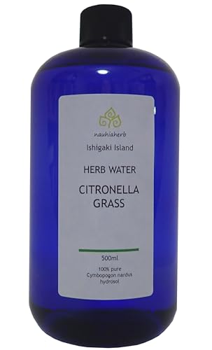 nauhiaherb シトロネラグラス 蒸留水 500ml 石垣島産 (精油100%含)天然100% 無添加