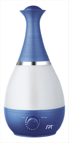 SPT Ultrasonic Humidifier with Frangrance Diffuser and Night Light (Blue)