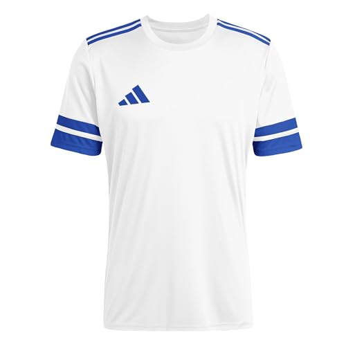 Adidas Herren SQUADRA25 Jersey Short Sleeve, White/Royal Blue, L