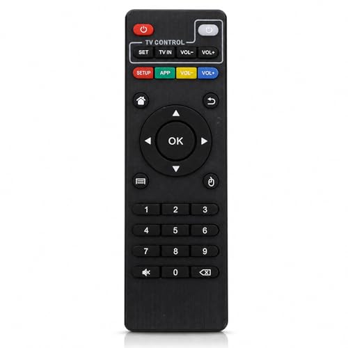 SUPVOX Télécommande Universelle IPTV et Box Android TV - Compatible avec X96 Mini, MXQ Pro 4K, TX3, H96- Fernbedienung/Smart Remote Control Haute Précision...