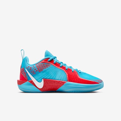 Nike Sabrina 2 Big Kids' Basketball Shoes (Baltic Blue/Light Crimson/Glacier Blue/White)3