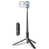 TONEOF 60' Magnetic Cell Phone Selfie Stick Tripod,Smartphone Tripod Stand All-in-1 with Integrated Wireless Remote,Portable,Lightweight,Extendable Phone Tripod...