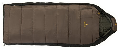 Browning Camping Mckinley 0 Degree Sleeping Bag, Clay/Black, 36-Inch X 90-Inch #TOP1