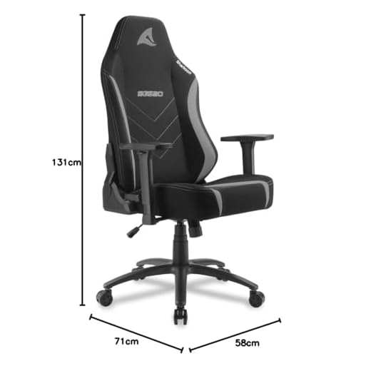 Sharkoon Skiller SGS20 Gaming Stuhl Schwarz Grau