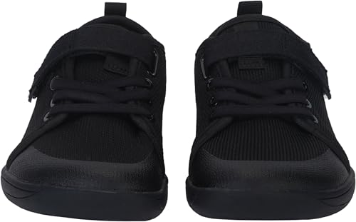 Image of WHITIN Little /Big Kid Barefoot Shoes | Boys /Girls Lace-up Minimalist Sneakers | Wide Toe Box | Natural Flexible Fit