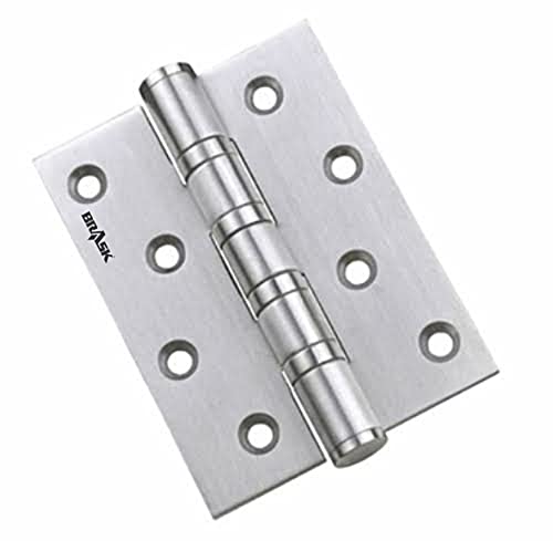 "BRASK" Brass Ball Bearing Hinges 4" x 3 x 3 mm (Pack of 3) (Silver Satin Finish) (B07BYTMPPC) Amazon Price History, Amazon Price Tracker
