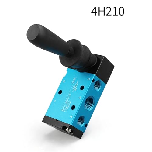 Vanne pneumatique 5/2 voies 4H210-8 à commande manuelle par levier à clé - 5