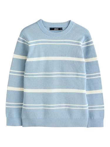 Pull garçon en maille de coton à rayures col rond vêtement NEXT