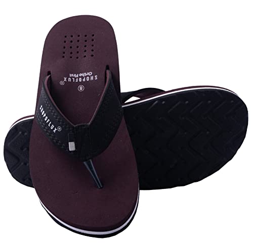 Image of SHOPOFLUX Ortho First Slippers for Men | Orthopaedic Doctor Chappal Flip-Flop Footwear for Boys Heel Pain Daily Use and House Slipper